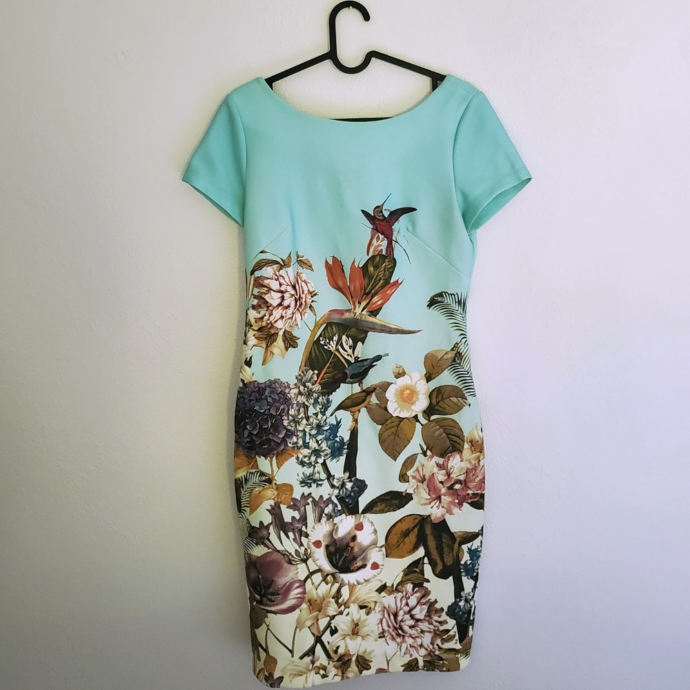 Blue Floral Dress